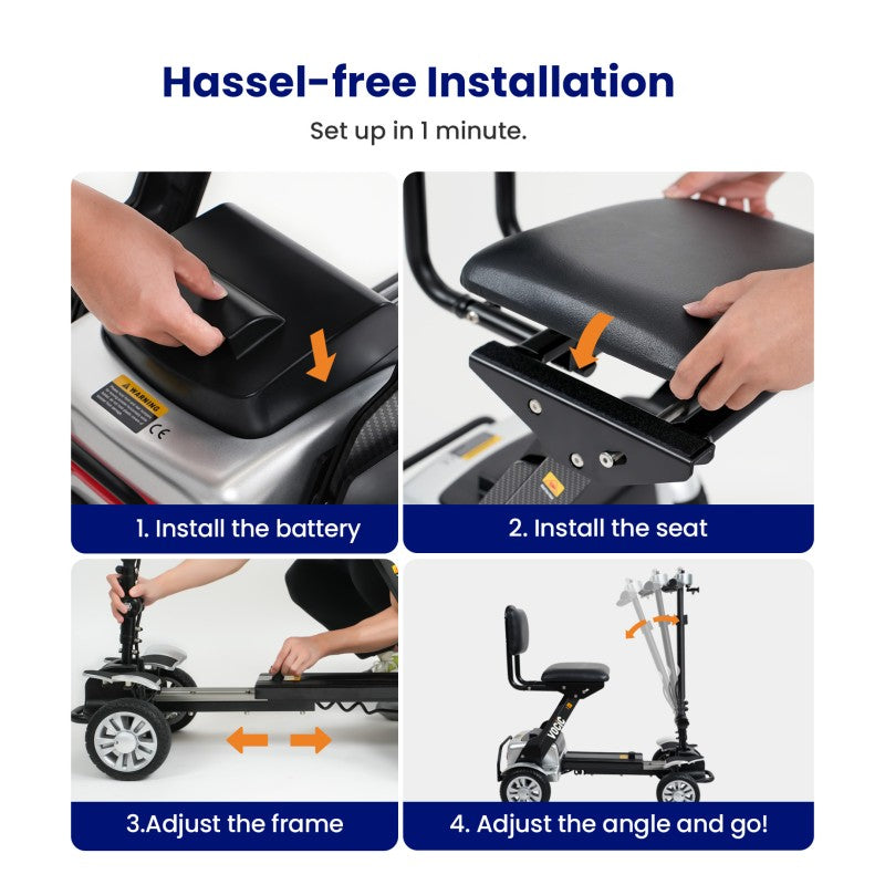 D71 Ultra-lightweight Mobility Scooter 12AH